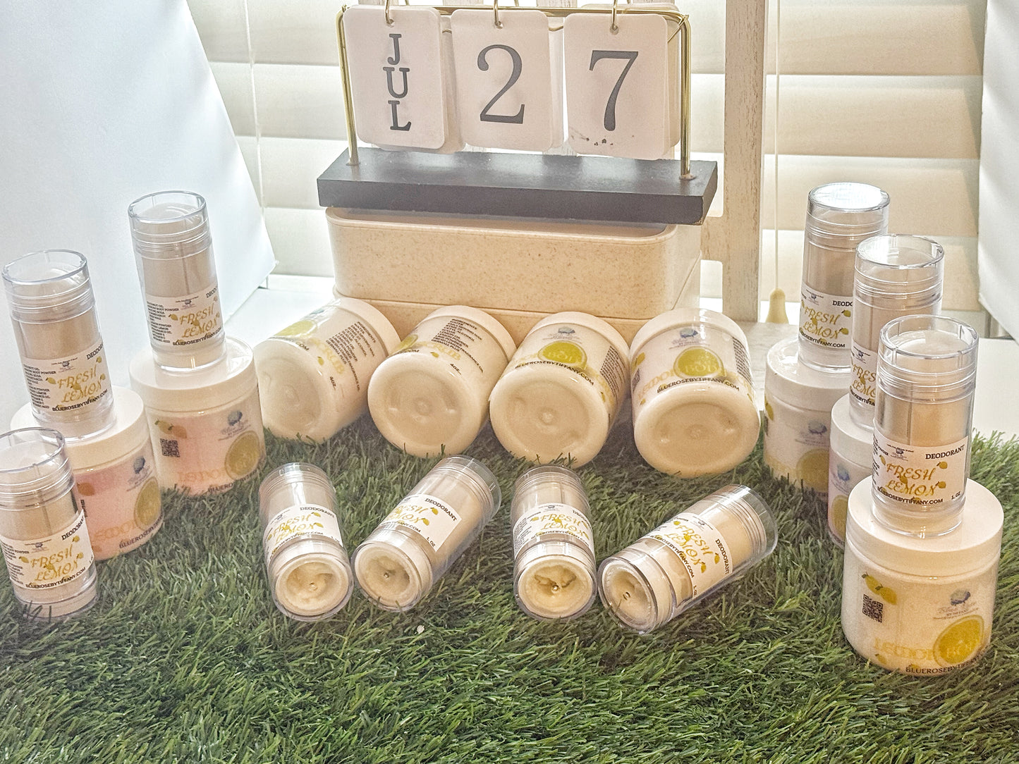 LEMON SCRUB AND DEODORANT