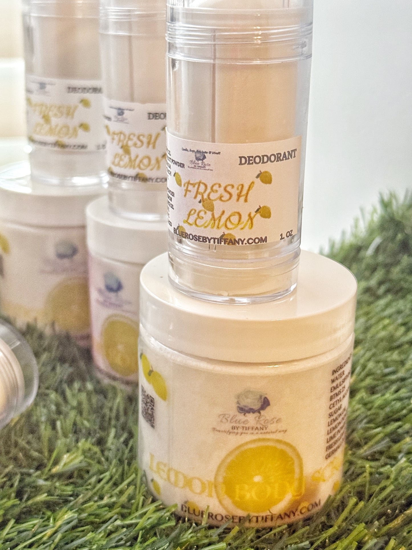 LEMON SCRUB AND DEODORANT