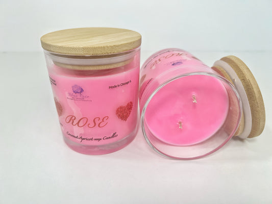 ROSE SCENTED CANDLE 8OZ